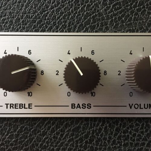 Captain Amp Barrel Knobs Brown