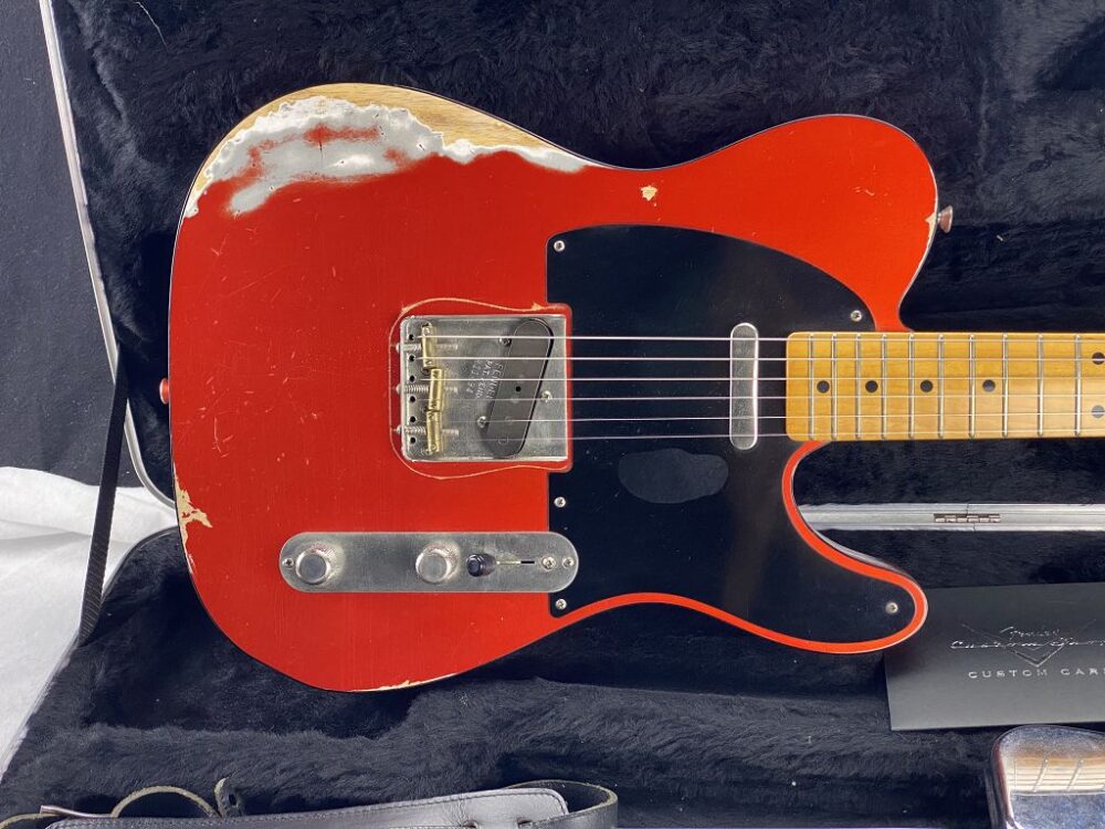 2011 Fender - Telecaster '50s Relic - Candy Tangerine - Custom Shop - ID 1563