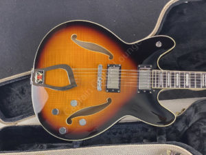 2012 Hagstrom - Viking Deluxe - Gibson Burstbucker - ID 2373