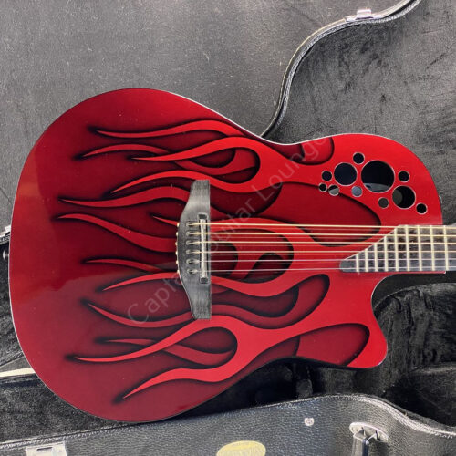 2005 Ovation - 1778T - Elite Texture Top Red Flamed - ID 2466