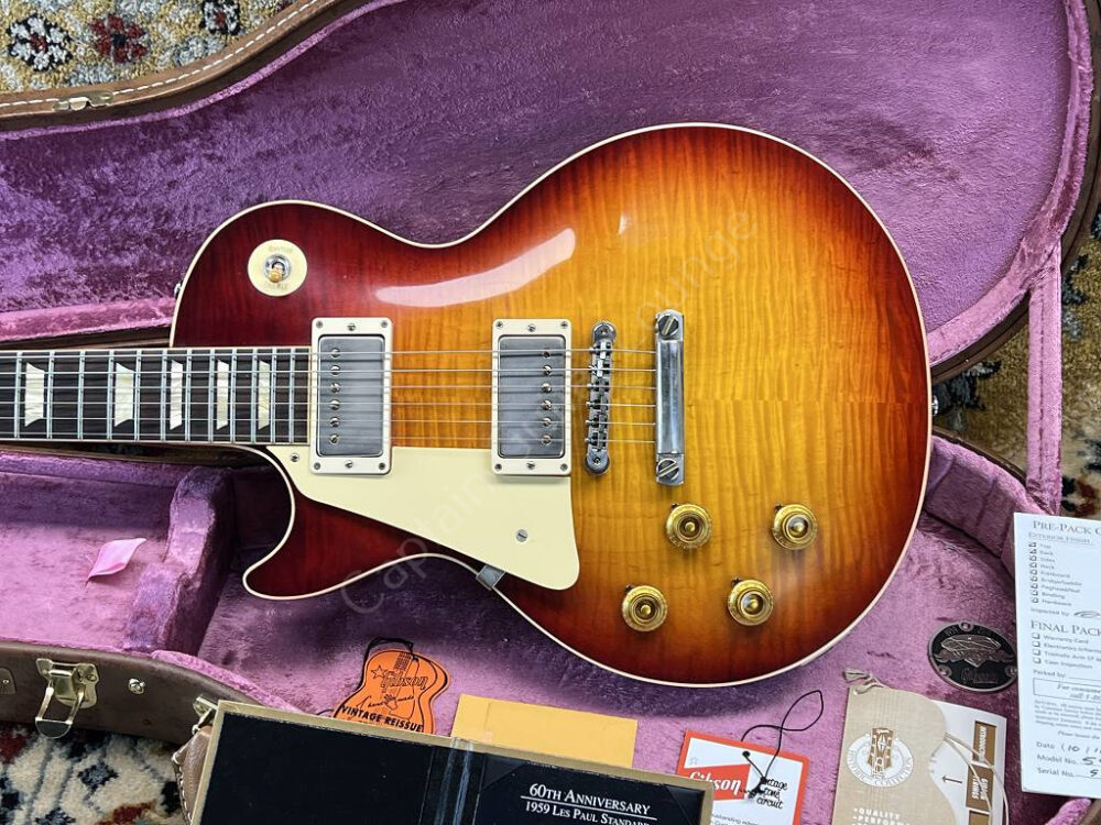 2019 Gibson - Lefty 60th Anniversary 1959 Les Paul Factory Burst - ID 2931