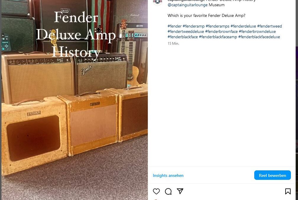 Fender Deluxe Amp History