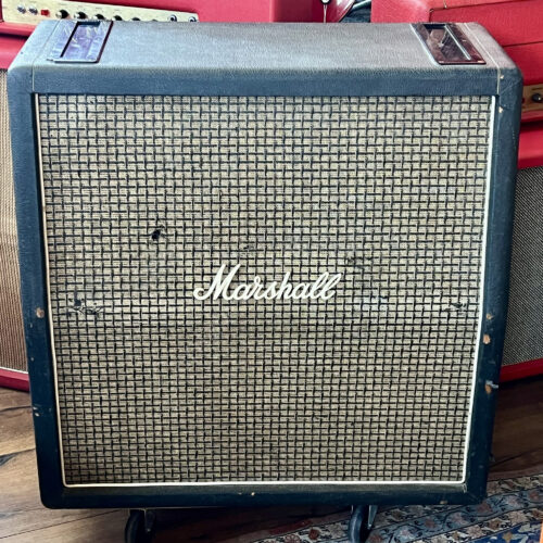 1972 Marshall - 1960A 4x12 Checkerboard - Pre Rola - 1935 Bass Cab - ID 4959