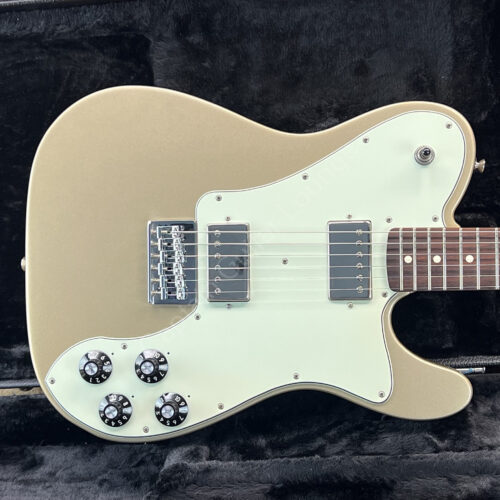 2019 Fender - Chris Shiflett Telecaster Deluxe - Shoreline Gold - ID 5168