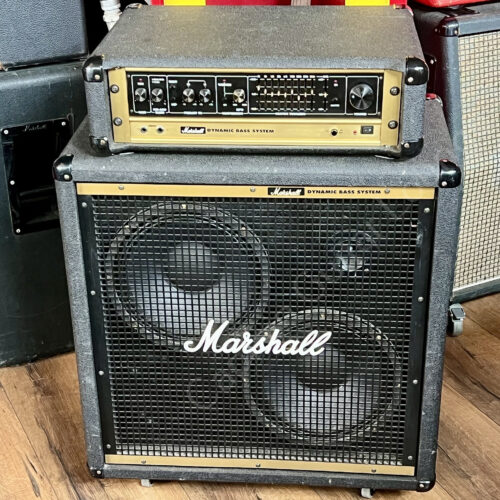 1994 Marshall - Dynamic Bass System Halfstack - DBS 7400 Head and Model 7212 Cab - ID 5237