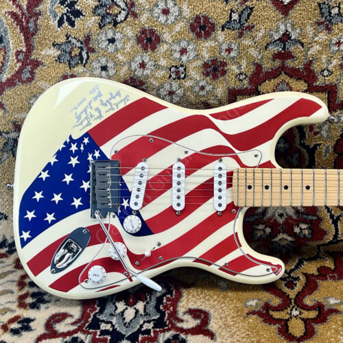 2001 Fender - Stratocaster Stars & Stripes Design 9/11 Tribute - ID 5238