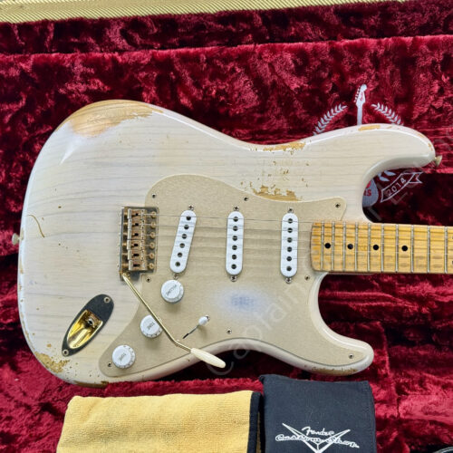 2014 Fender Custom Shop - 54 Stratocaster Relic - Limited Edition Dirty White Blond - ID 5415