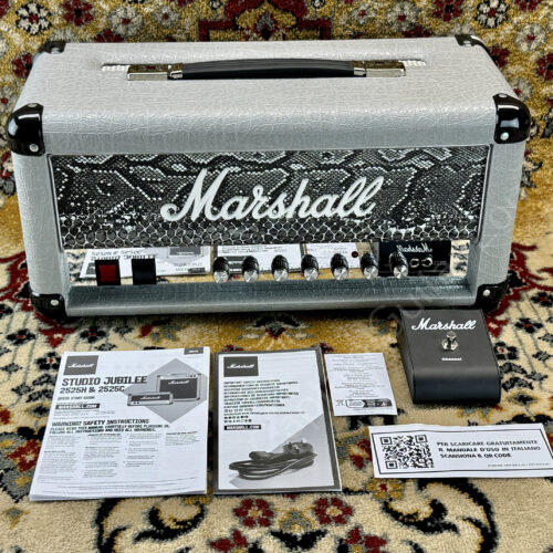 2023 Marshall - 2525H Mini Silver Jubilee - Upgrade Snakeskin Frontpanel - ID 5434