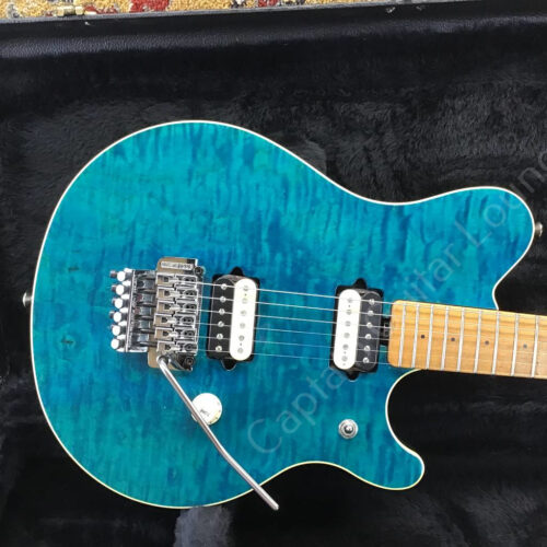 1992 Ernie Ball Music Man - Eddie Van Halen Signature EVH - blue translucent - ID 5529