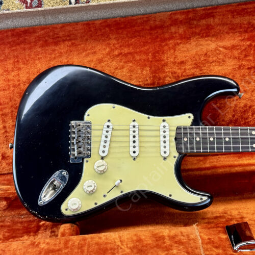 1961 Fender - Stratocaster - black refin by Schindehütte - ID 5602