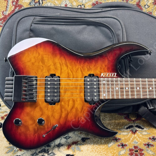 2016 Kiesel - Vader 6 Neck Through - Sunburst - Quilted Maple - ID 5625