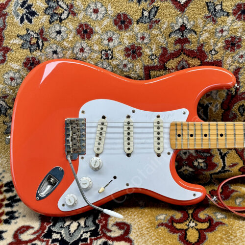 1983 Squier by Fender - 57 Vintage Stratocaster - Fiesta Red - ID 5843
