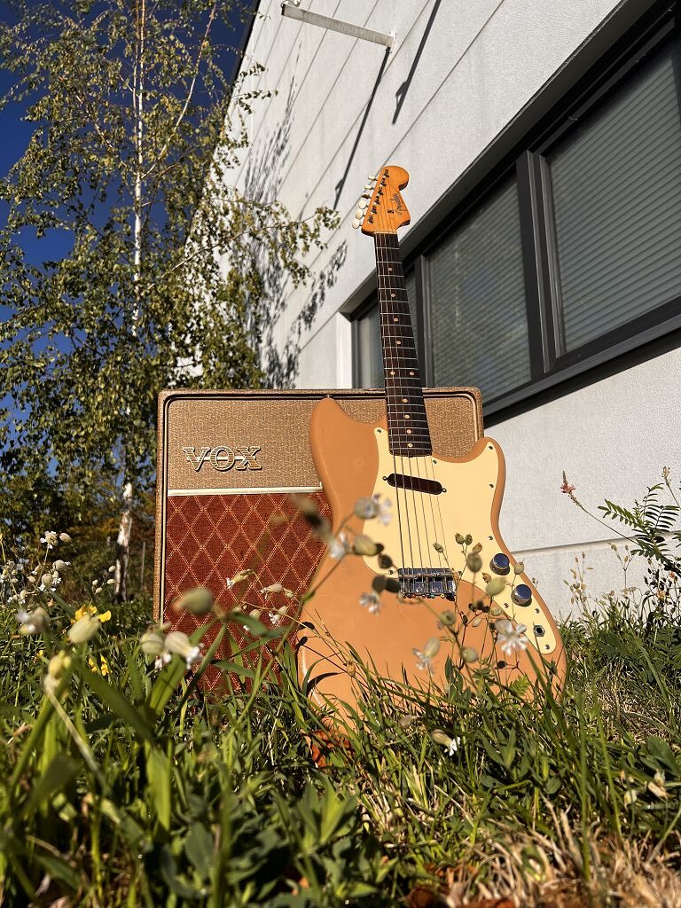 1960 Fender Musicmaster and 1962 VOX AC10